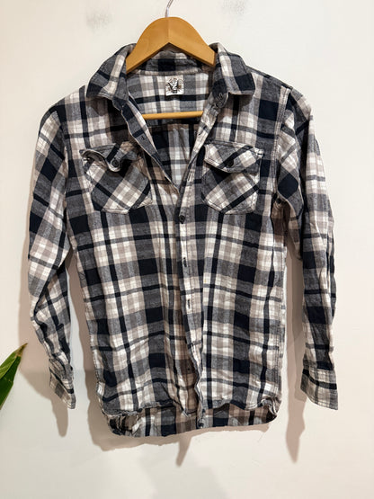 WZ Checkered Flannel Shirt Size 14