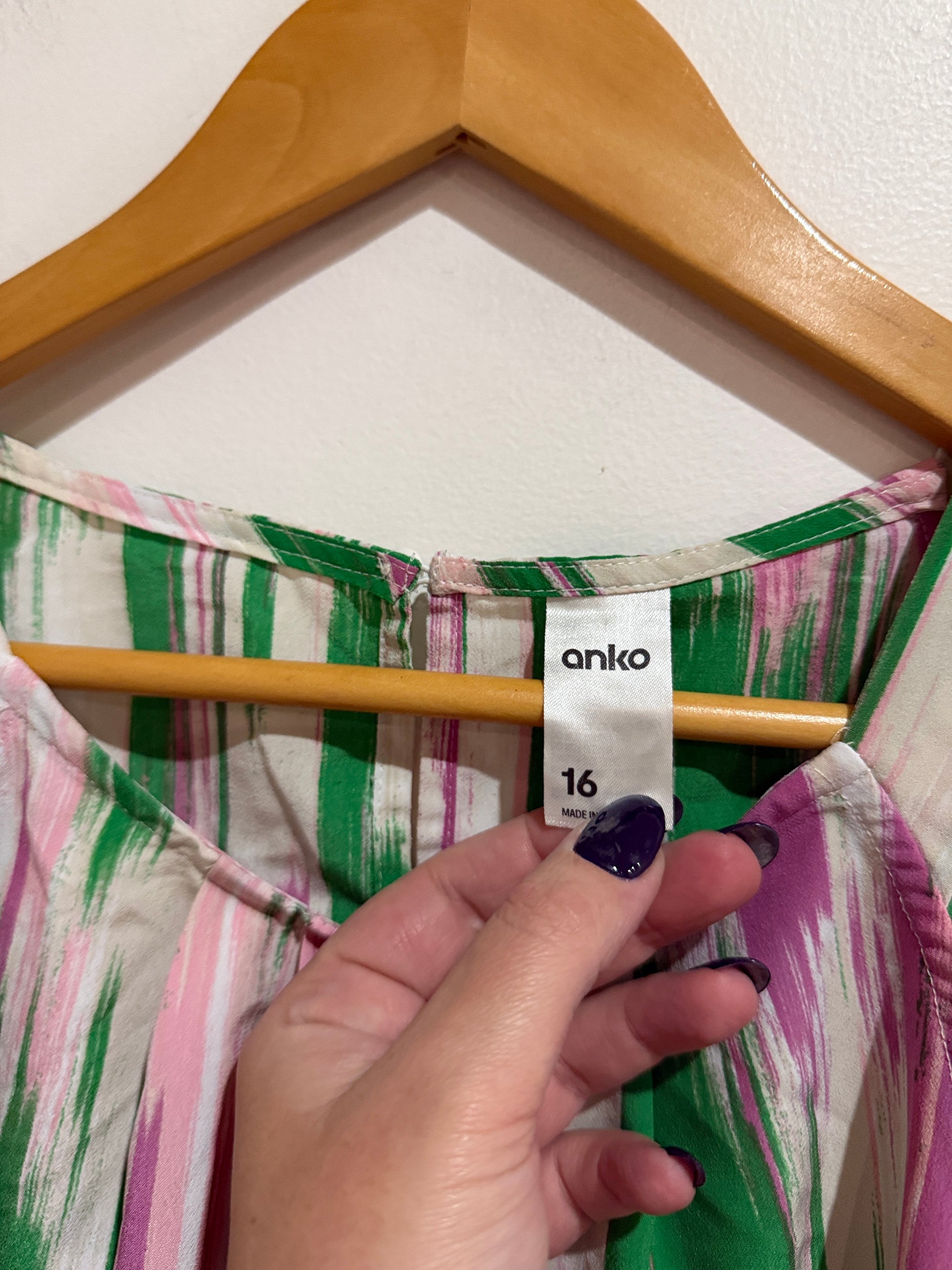 Anko Sleeveless Tank Top Size 16