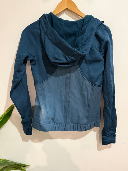 Lululemon Half-zip Hoodie Navy Size U/arm to U/arm 45cm