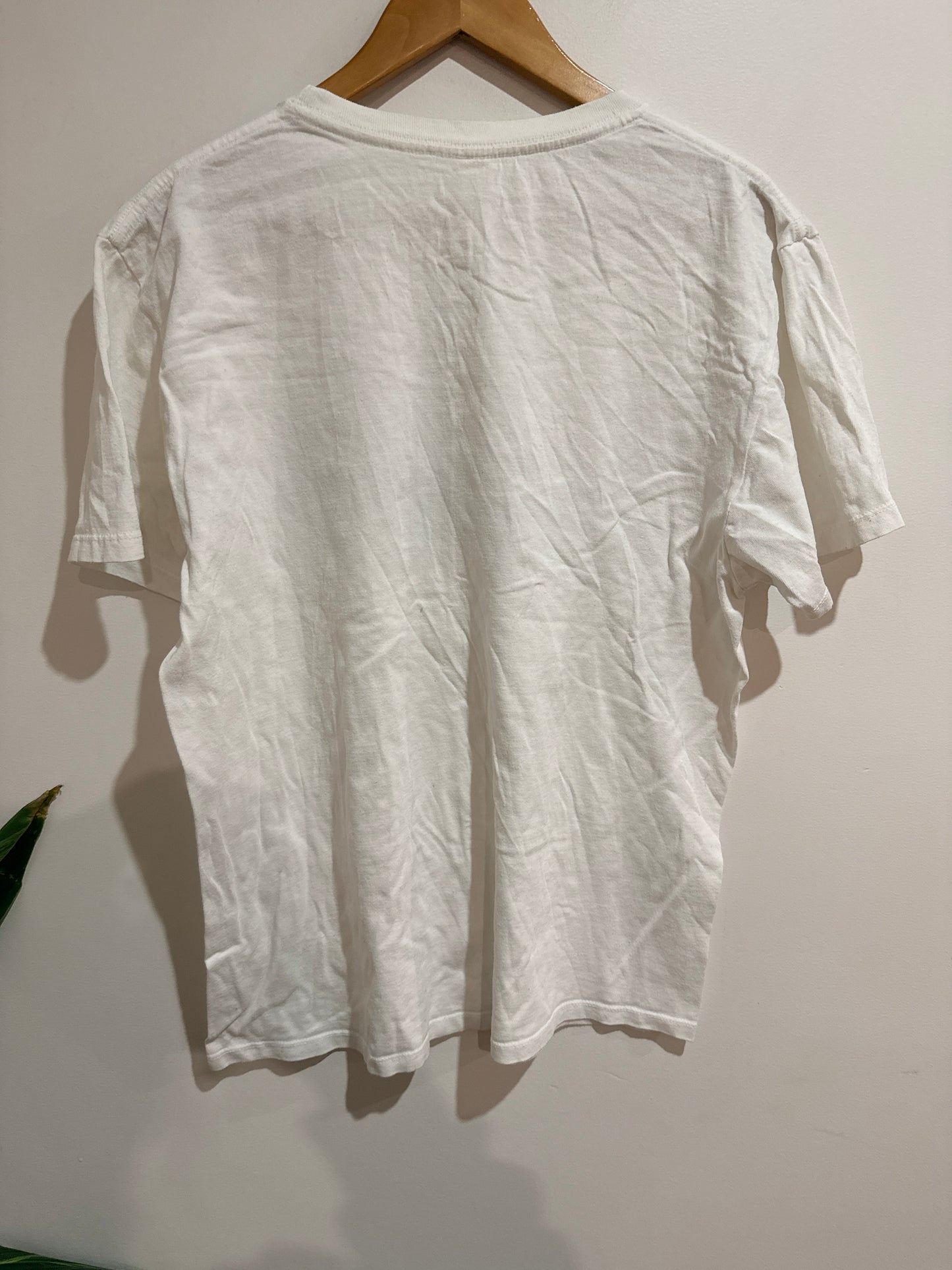 Player Tees Los Angeles Baseball Print T-shirt White Size L