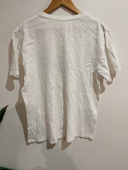 Player Tees Los Angeles Baseball Print T-shirt White Size L