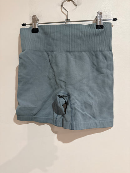 Brand Unknown Ribbed Bike Shorts Sage Green Size S (31cm waist)