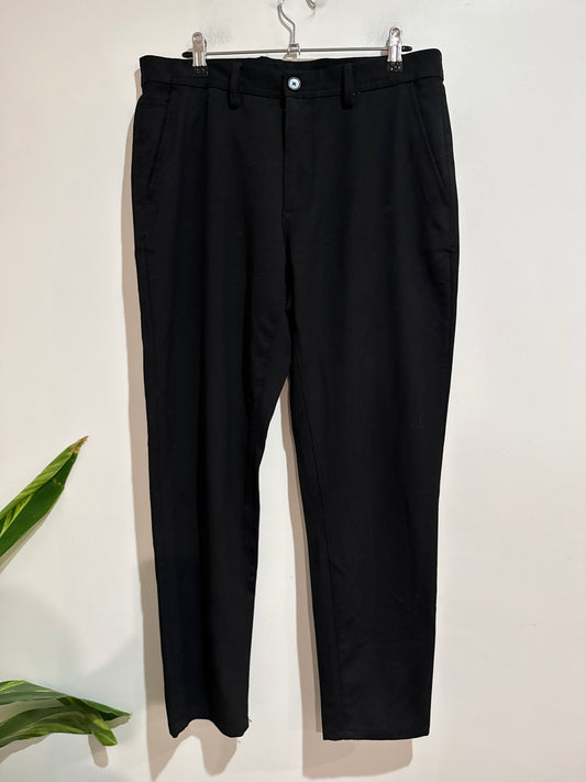 Zara Black Tailored Trousers Size 31 Waist 41.5cm