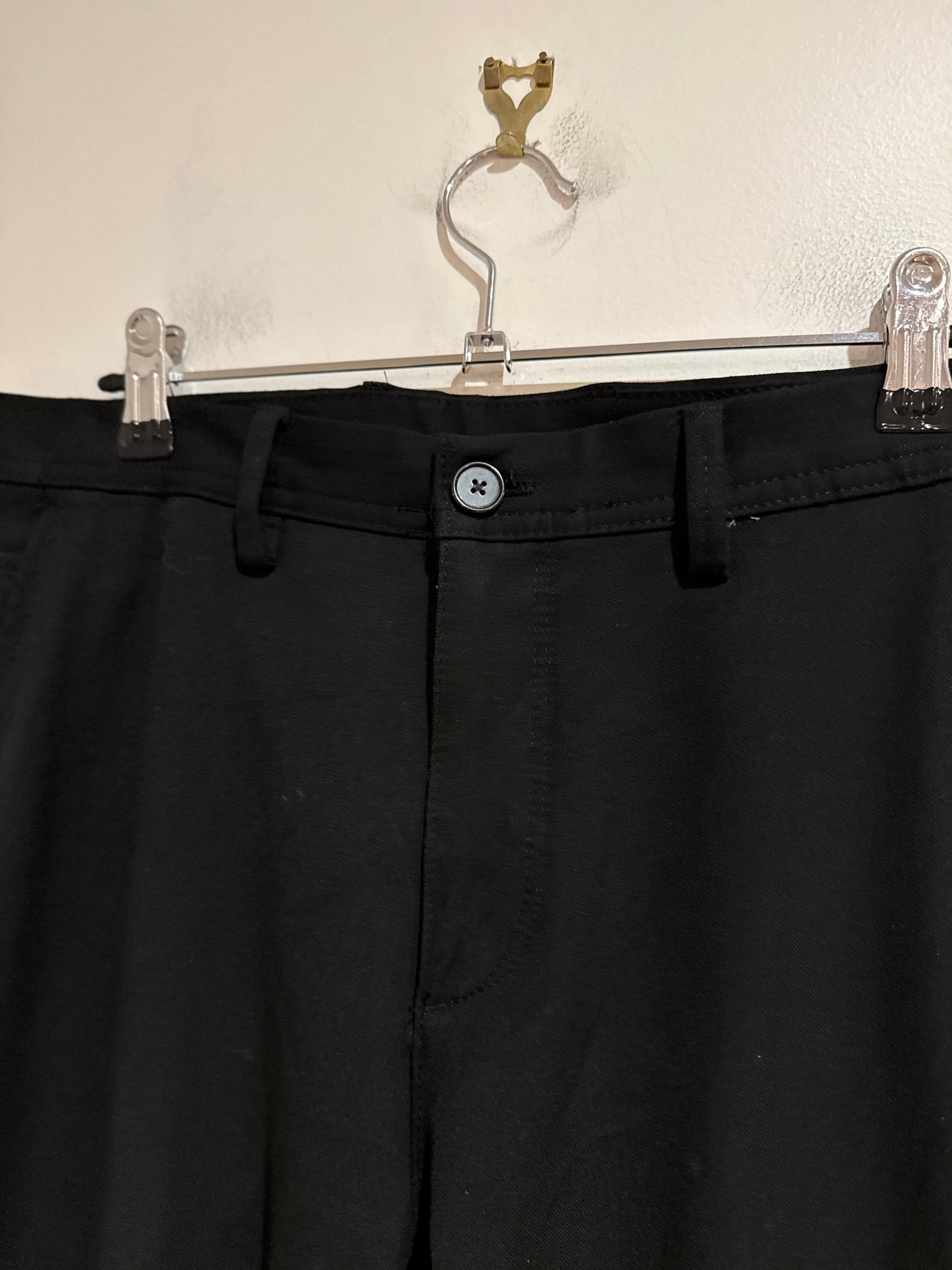 Zara Black Tailored Trousers Size 31 Waist 41.5cm
