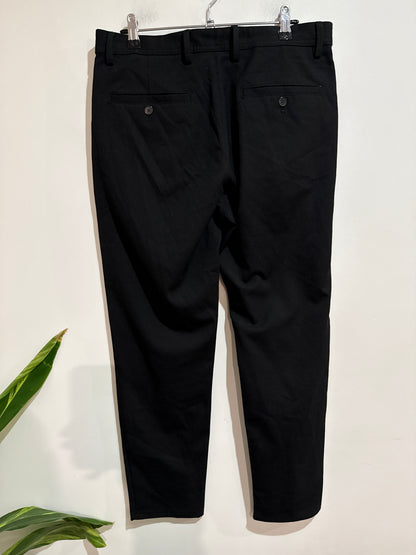 Zara Black Tailored Trousers Size 31 Waist 41.5cm