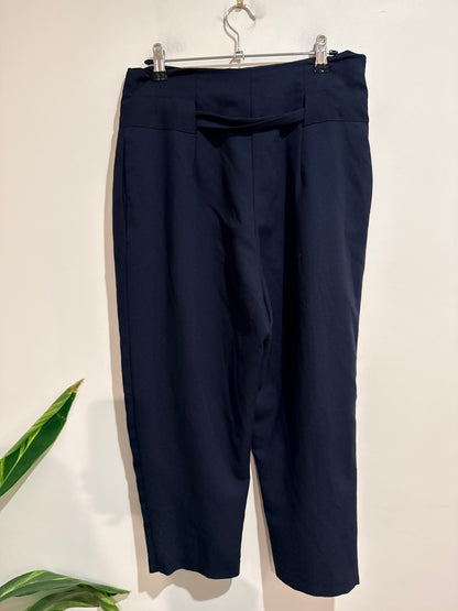 ASOS Navy Tapered Trousers Size 12