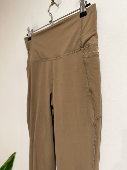 Lululemon Khaki Side-pocket Leggings Size 33cm Waist