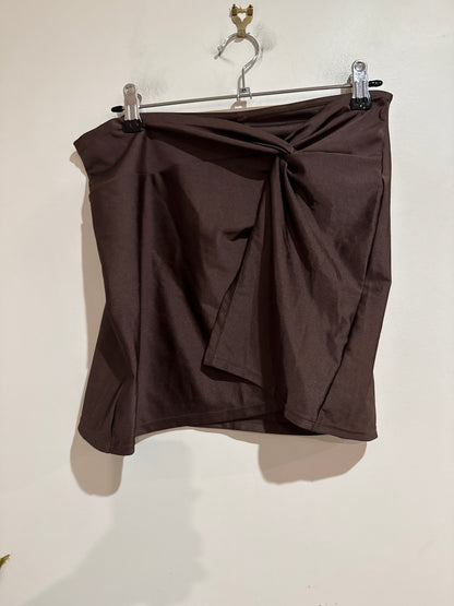 Brand Unknown Twist-front Mini Skirt Size Waist 40cm