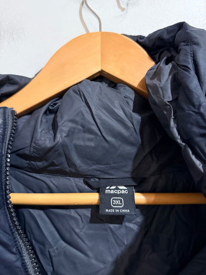 Macpac Black Down Puffer Jacket Size 3XL