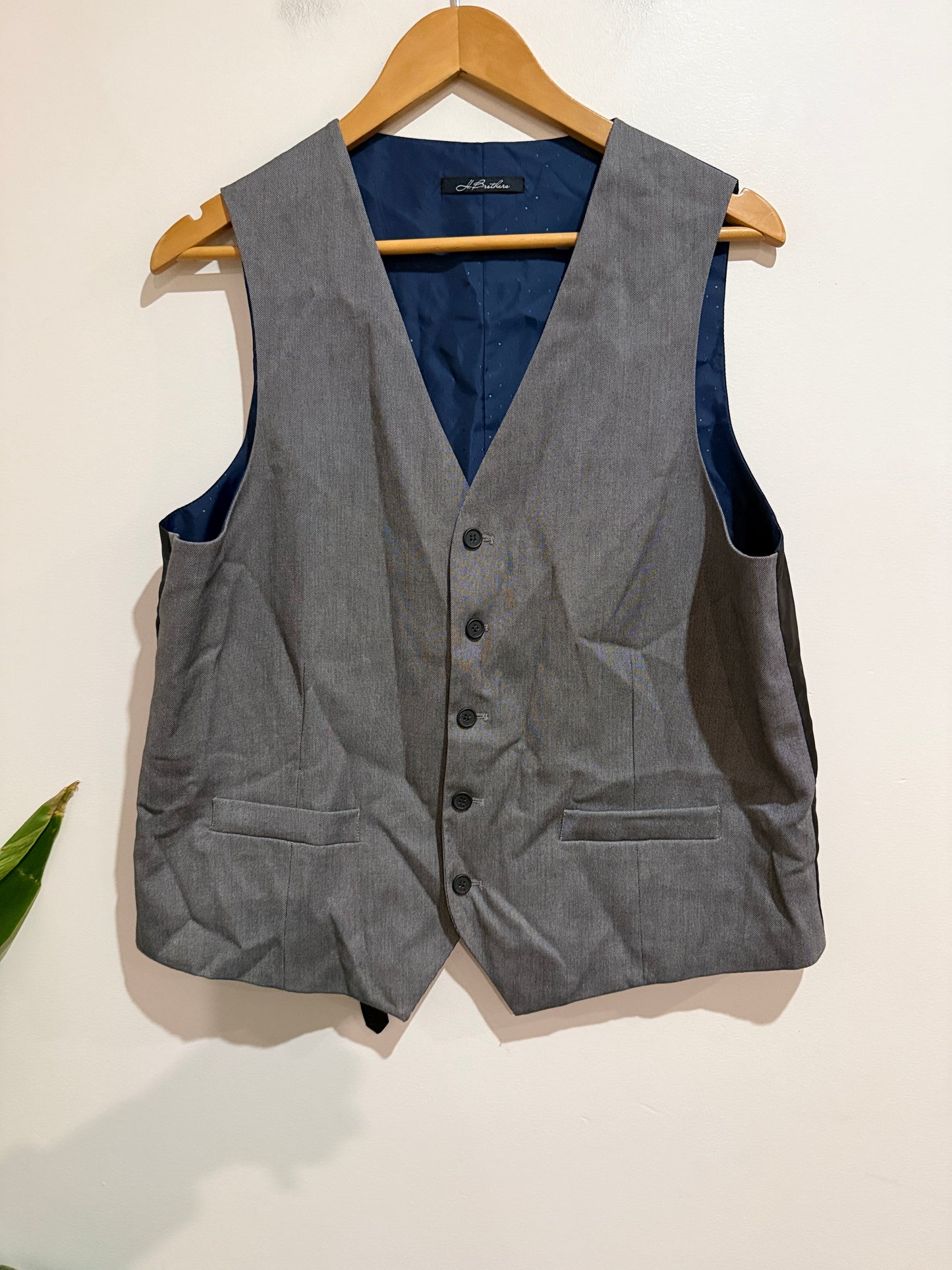 H.brothers Grey Waistcoat Size 104