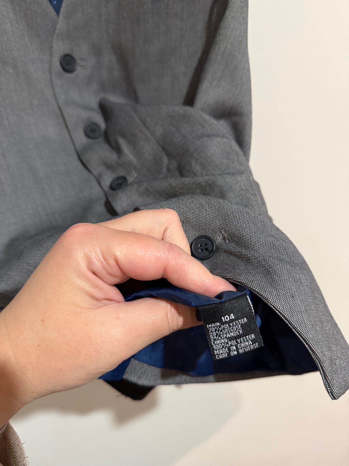 H.brothers Grey Waistcoat Size 104