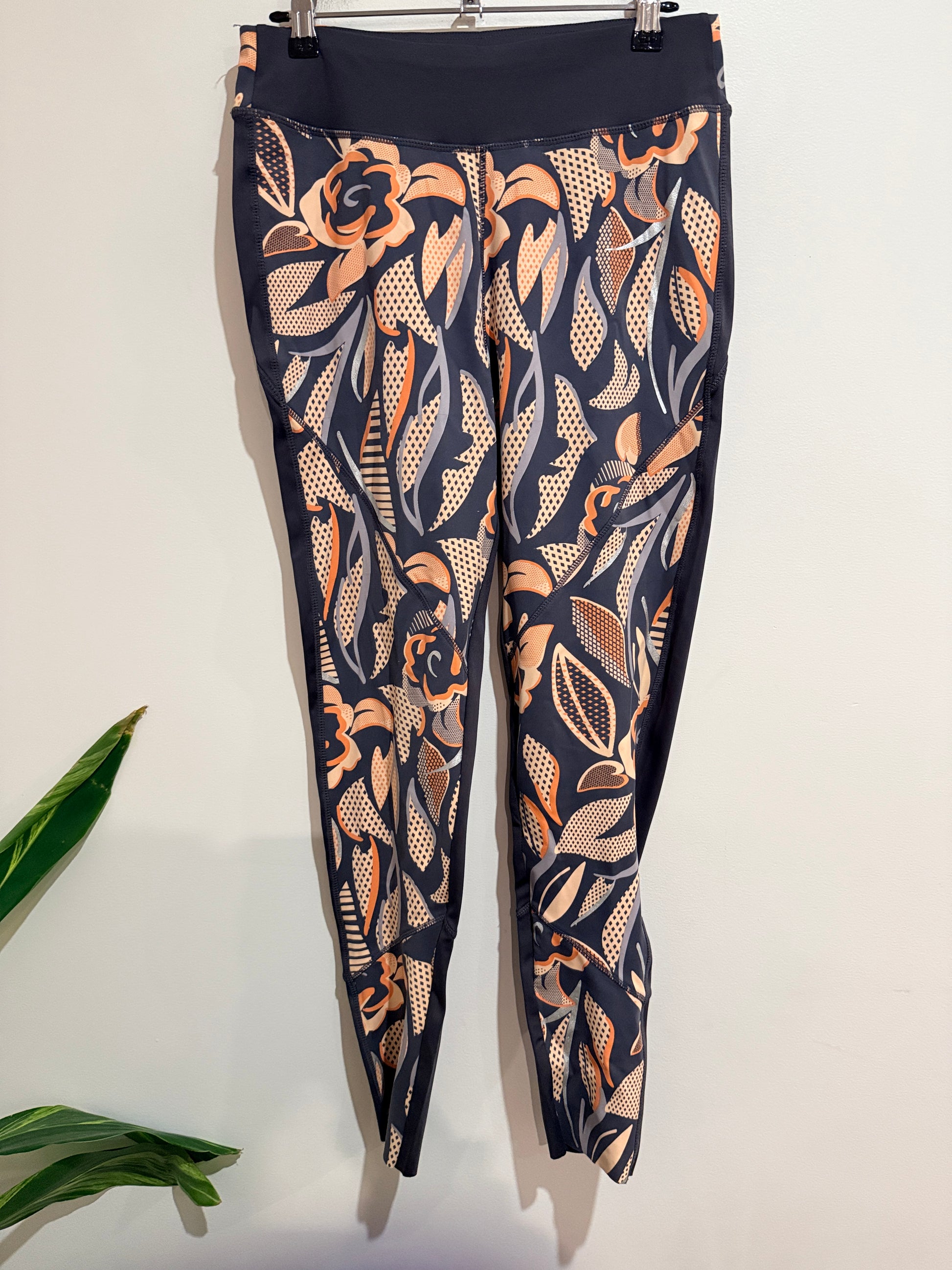 Switch Active High-waisted Leggings Floral Print Size 16