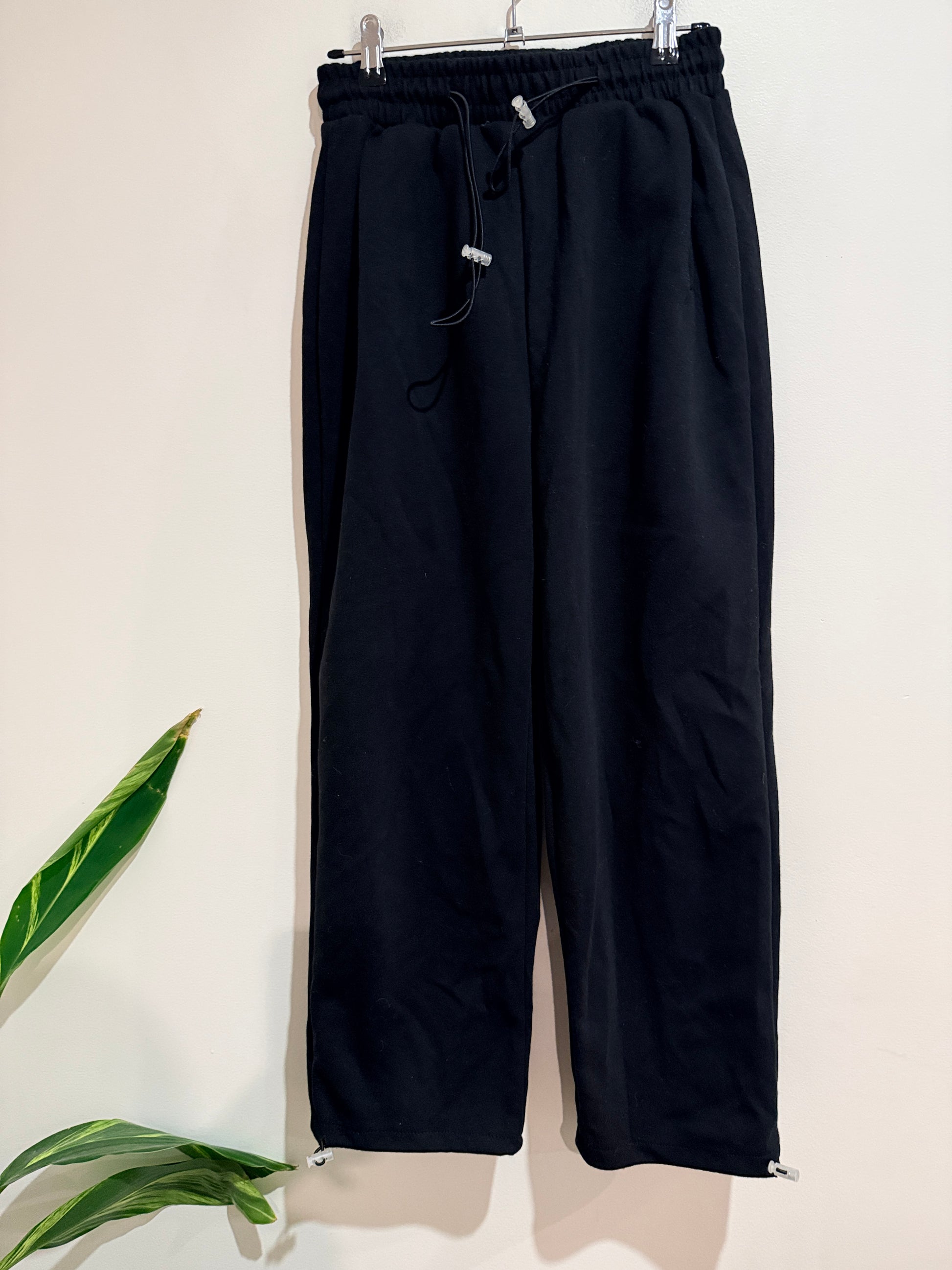 Brand Unknown Drawstring Fleece Track Pants Size 32.5cm Waist