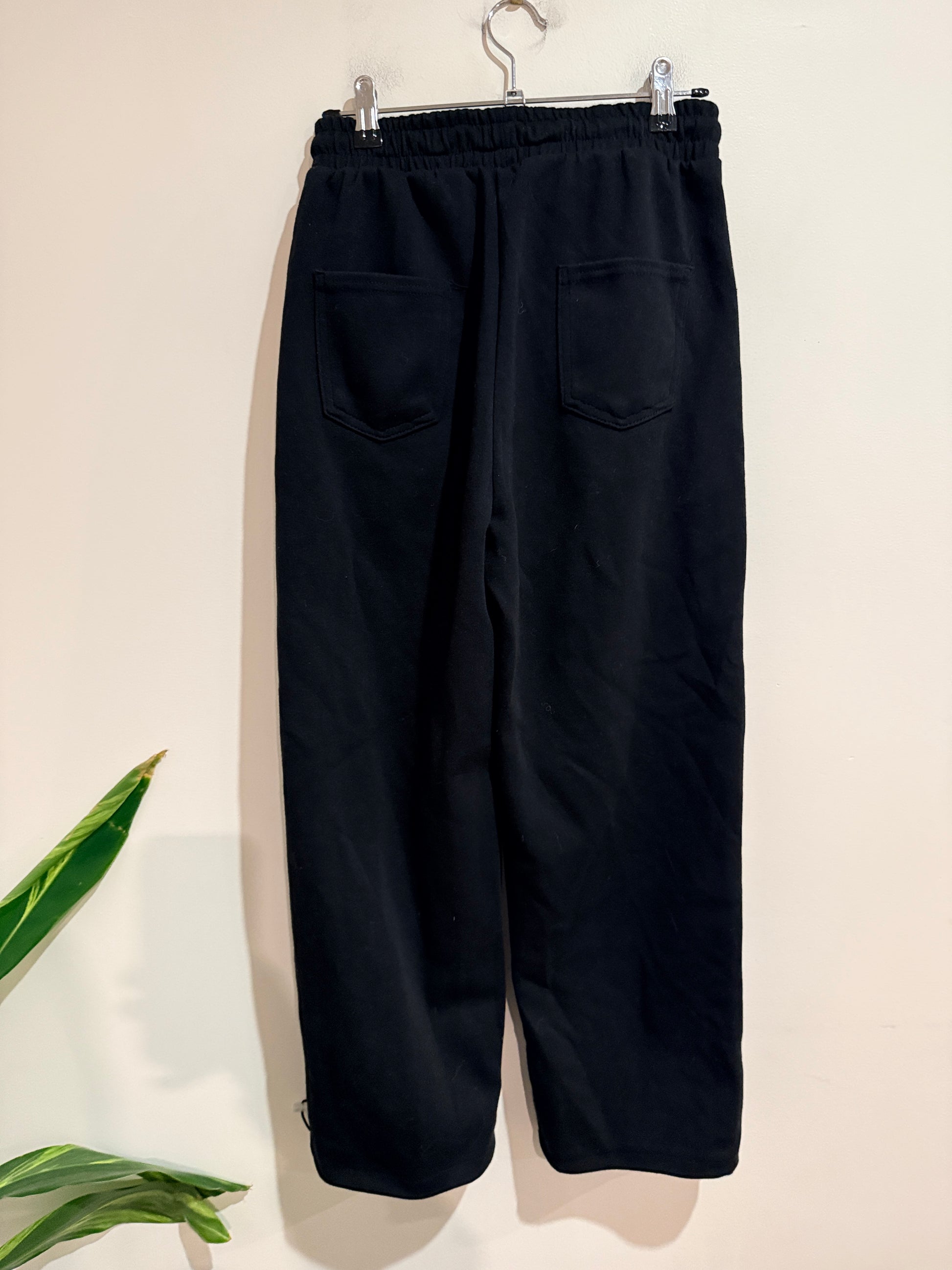 Brand Unknown Drawstring Fleece Track Pants Size 32.5cm Waist