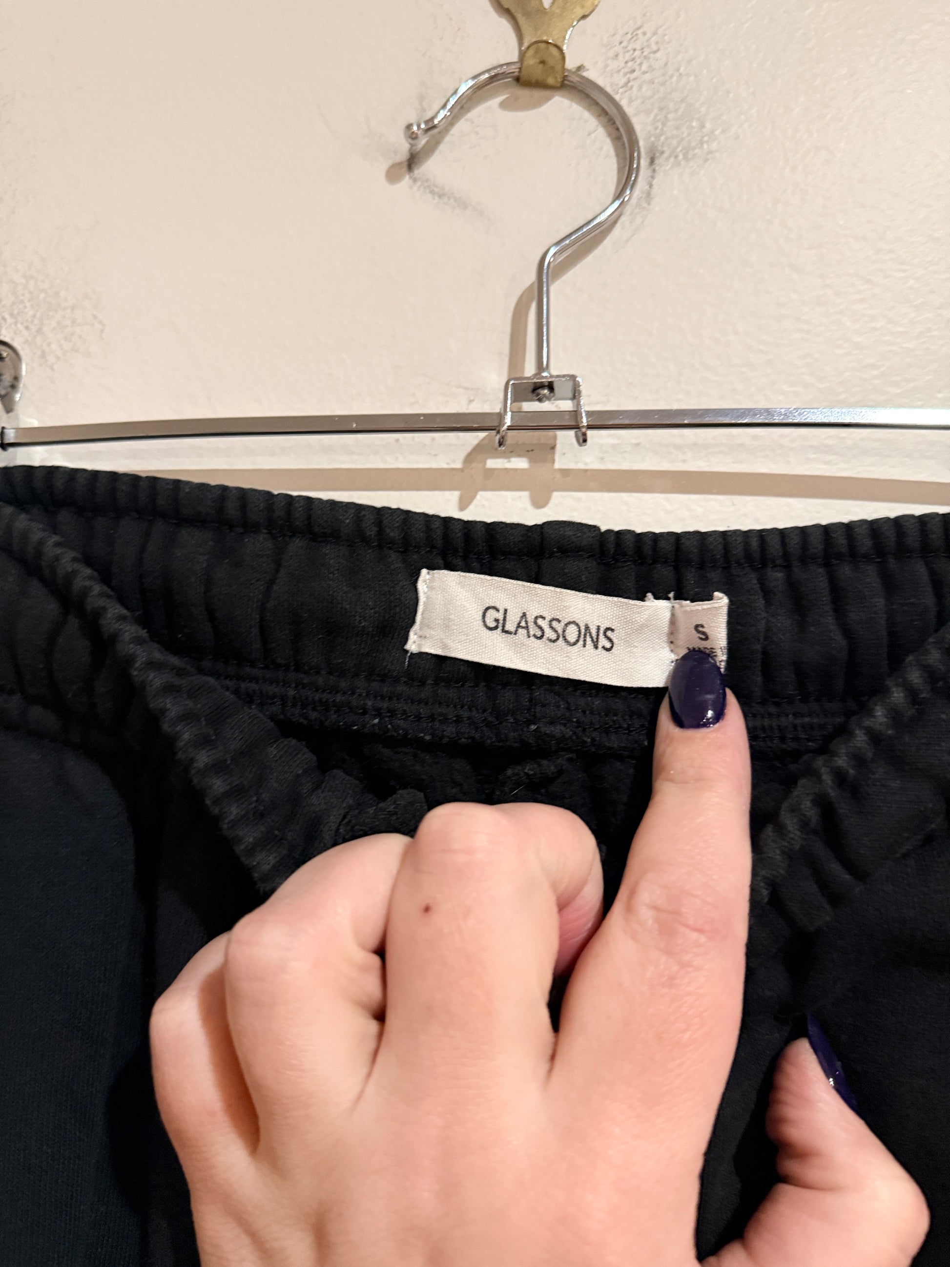 Glassons Cuffed Fleece Jogger Sweatpants Size S (Waist 35cm)