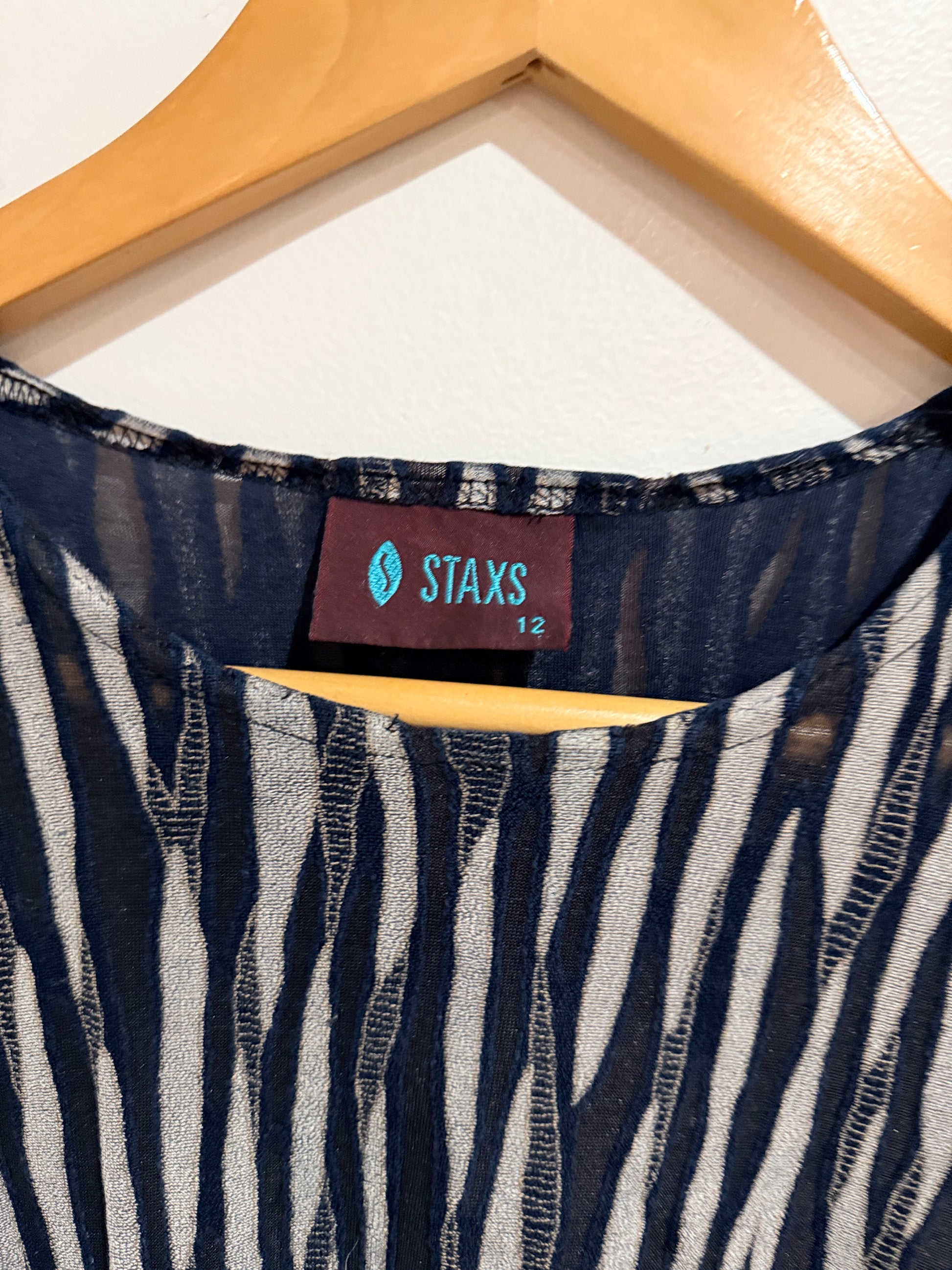 Stax Long-sleeve Top Size 12