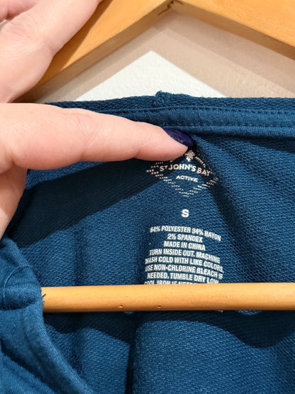 St John's Bay Long-sleeve Hooded Top Size S