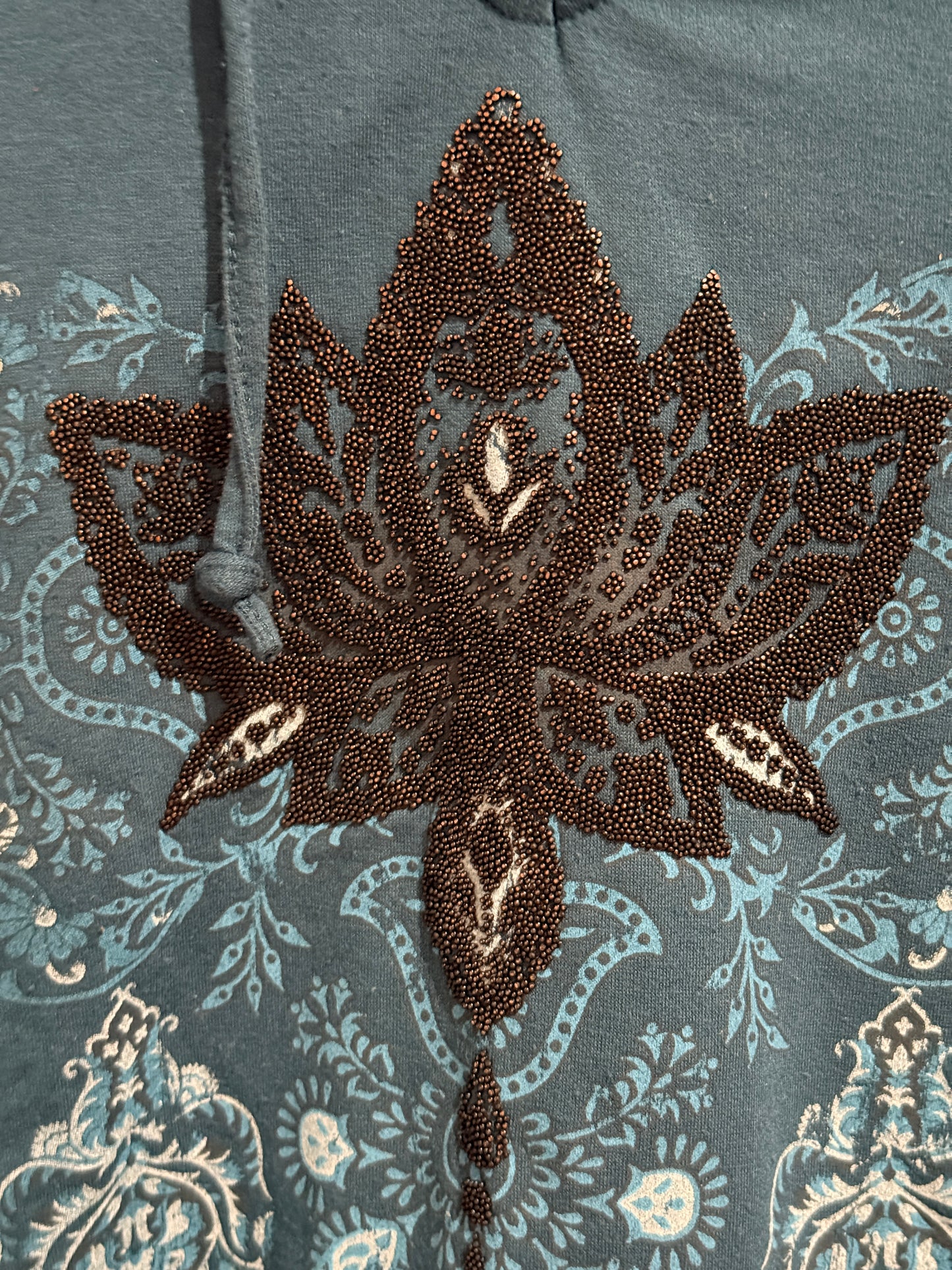 St John's Bay Long-sleeve Hooded Top Size S