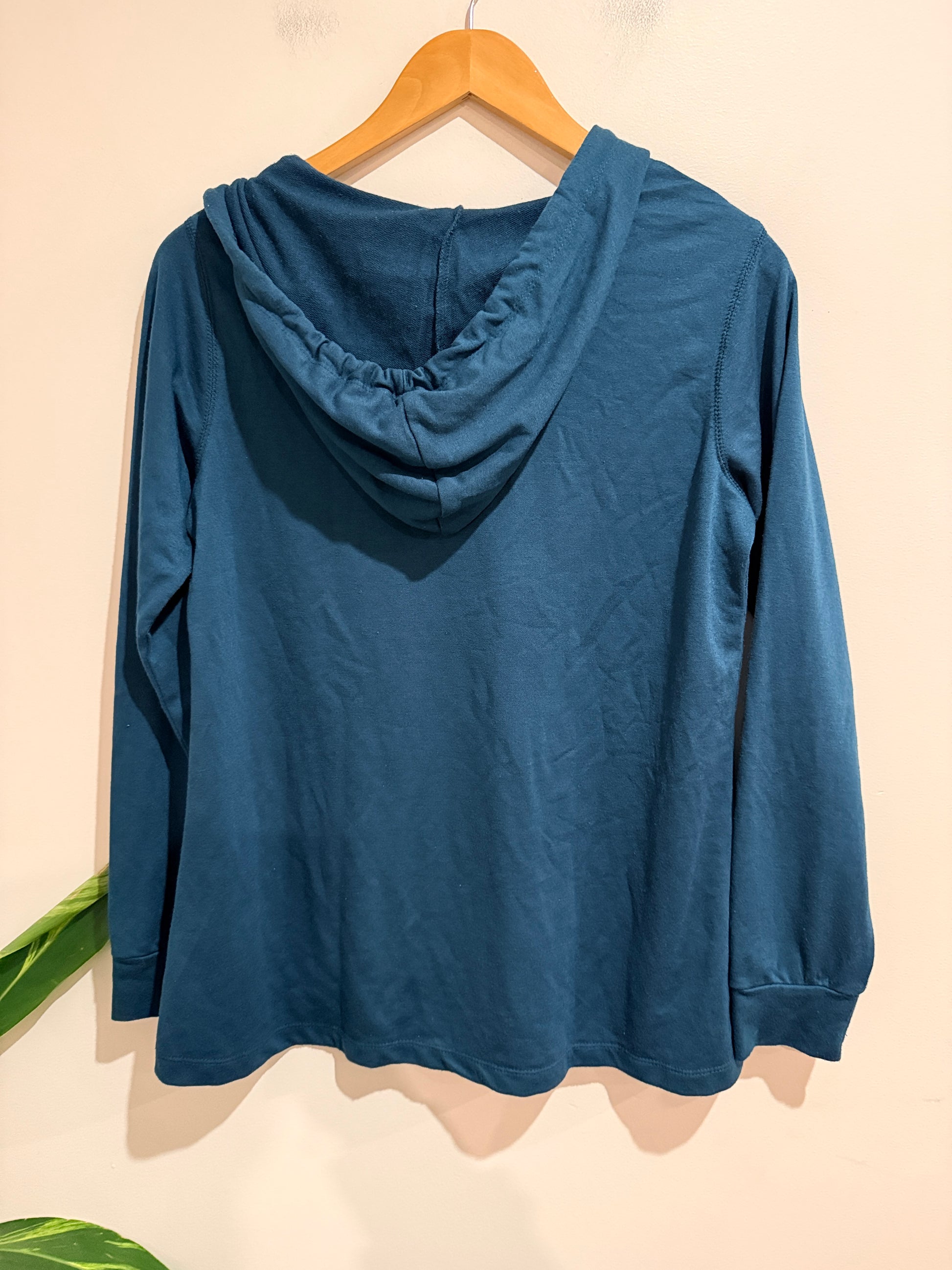 St John's Bay Long-sleeve Hooded Top Size S