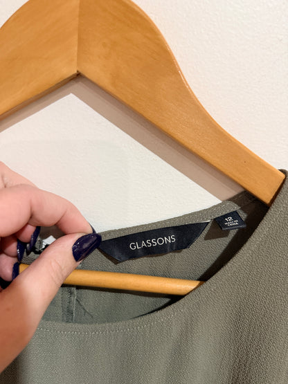 Glassons Long-sleeved Shift Dress Size 12