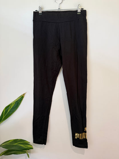 Puma Metallic Leggings Size 18