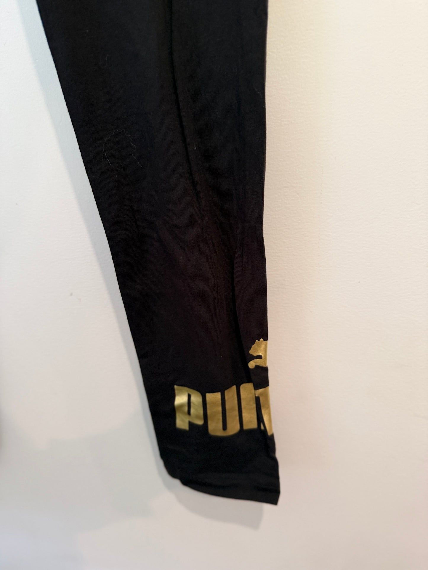 Puma Metallic Leggings Size 18