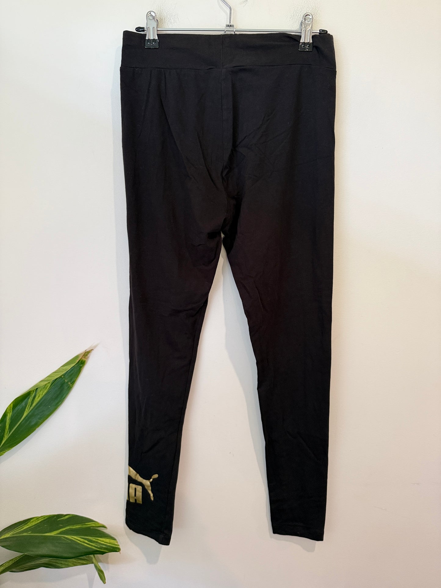 Puma Metallic Leggings Size 18