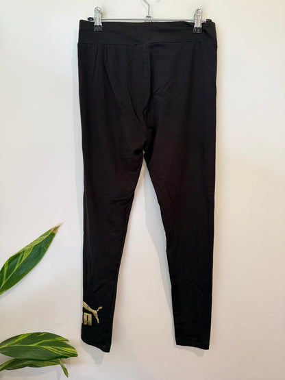Puma Metallic Leggings Size 18