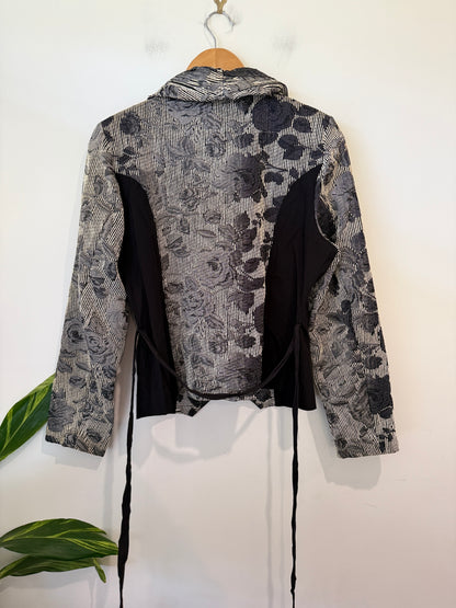 Kamiko Printed Wrap Jacket Size 14