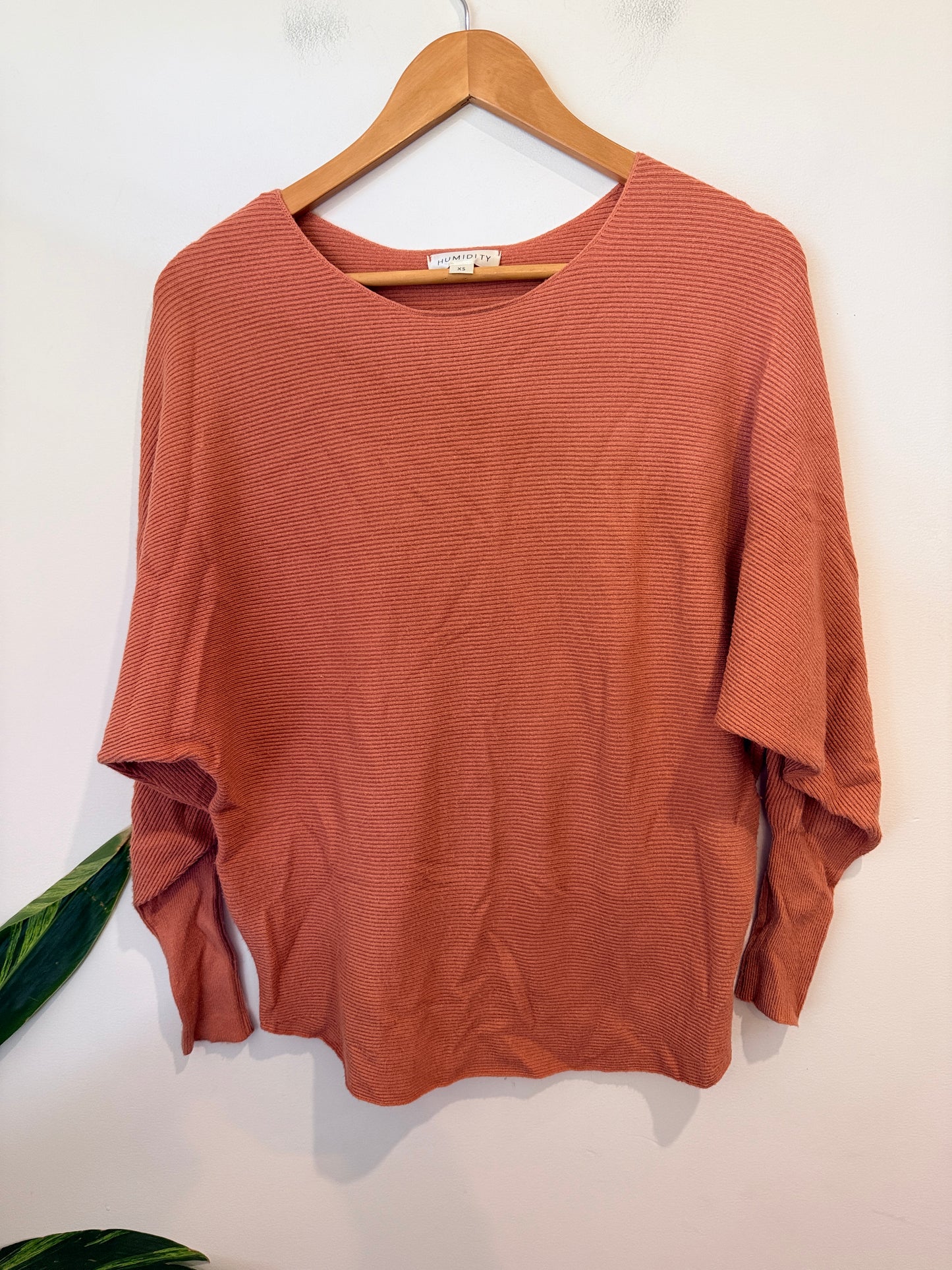 Humidity Dolman-sleeve Knit Sweater Size XS