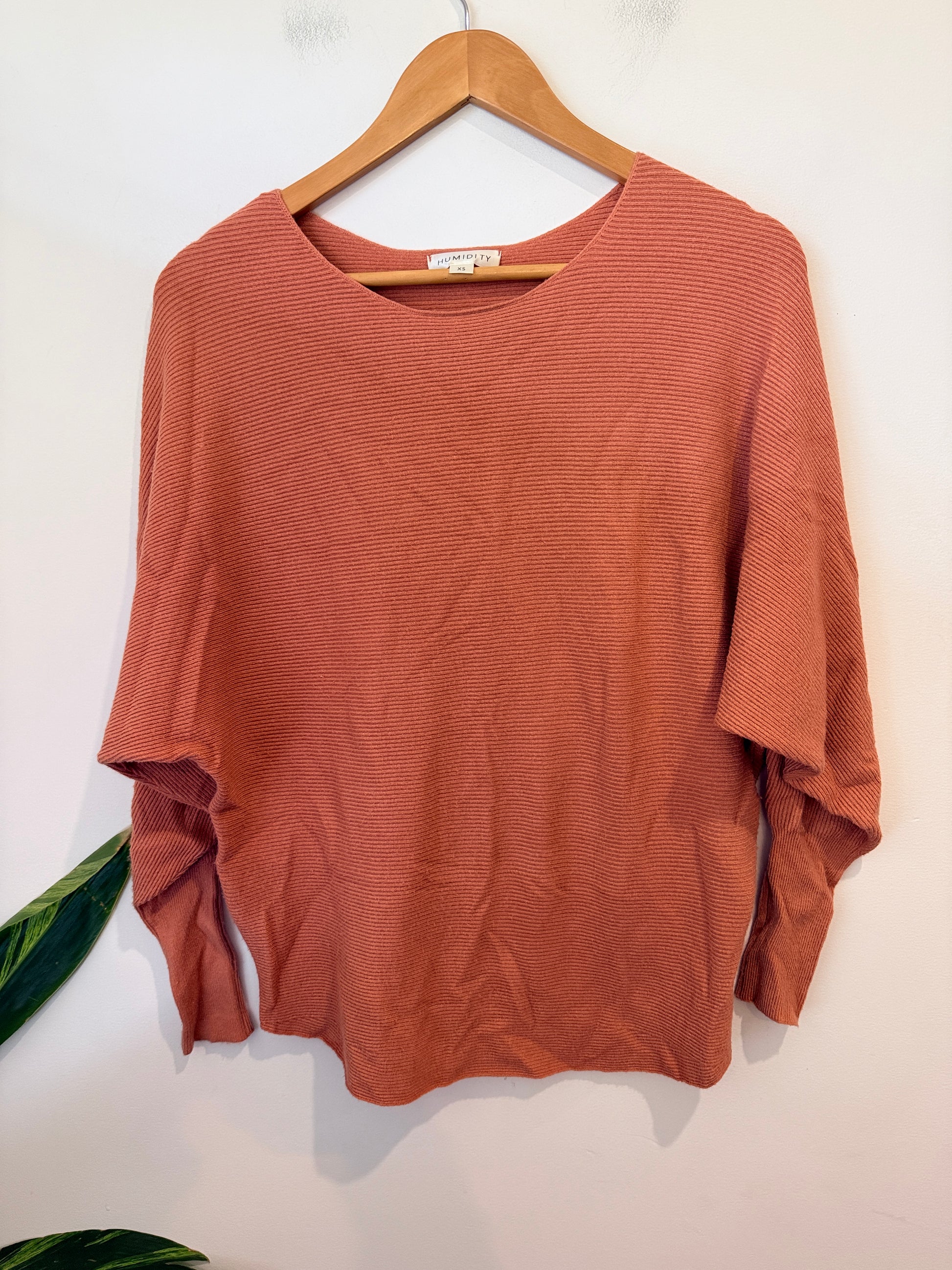 Humidity Dolman-sleeve Knit Sweater Size XS