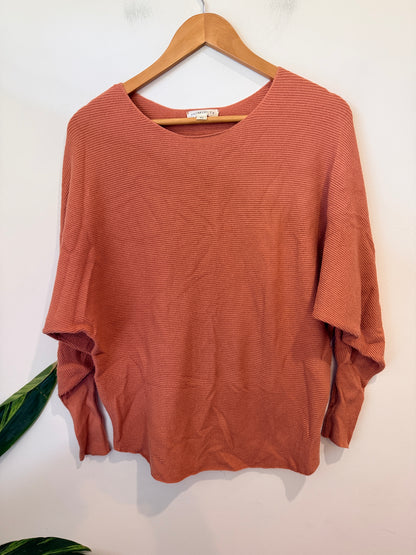 Humidity Dolman-sleeve Knit Sweater Size XS