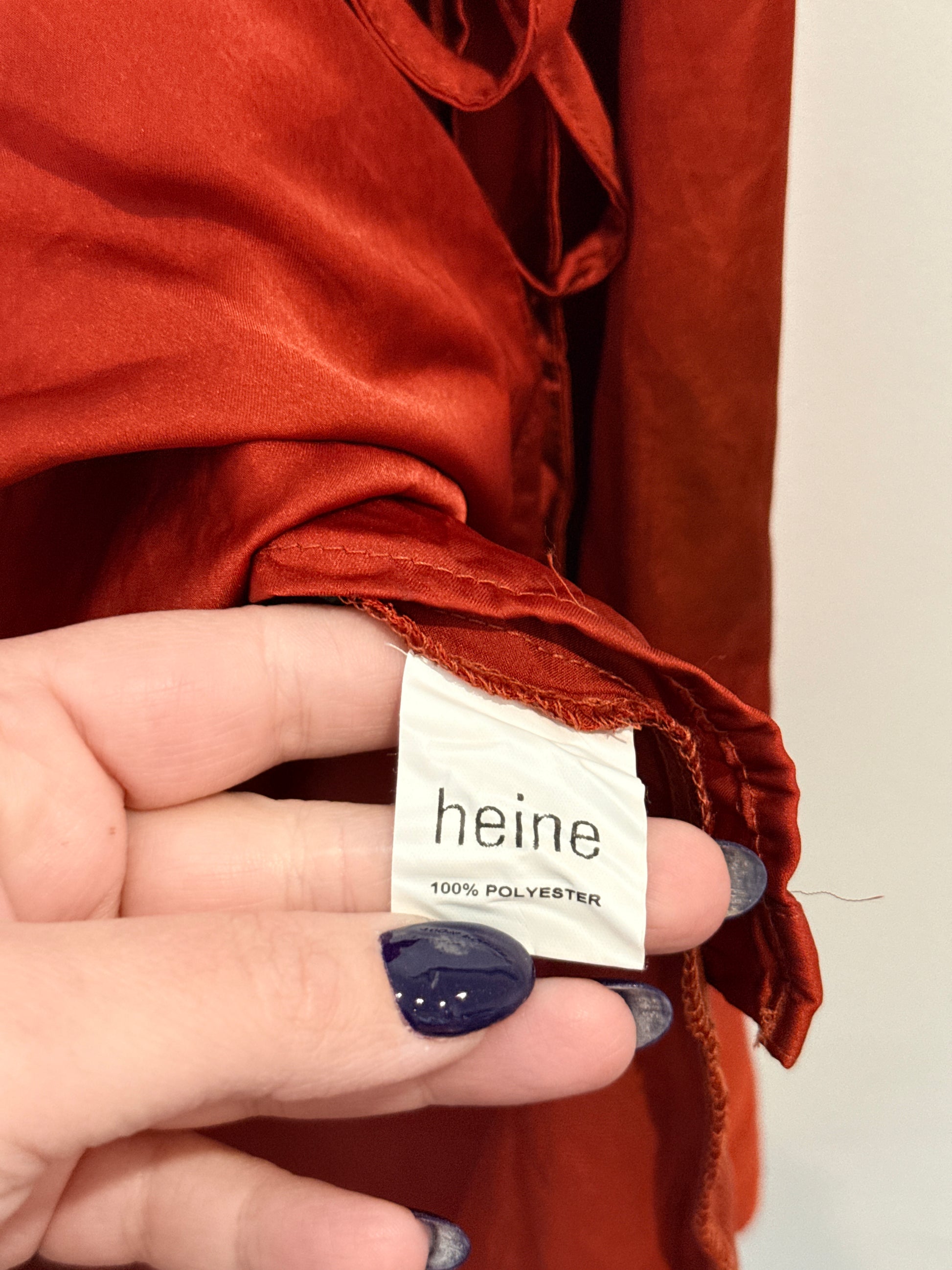 Heine Button-down Shirt Dress Size 38 | U/Arm to U/Arm 51cm