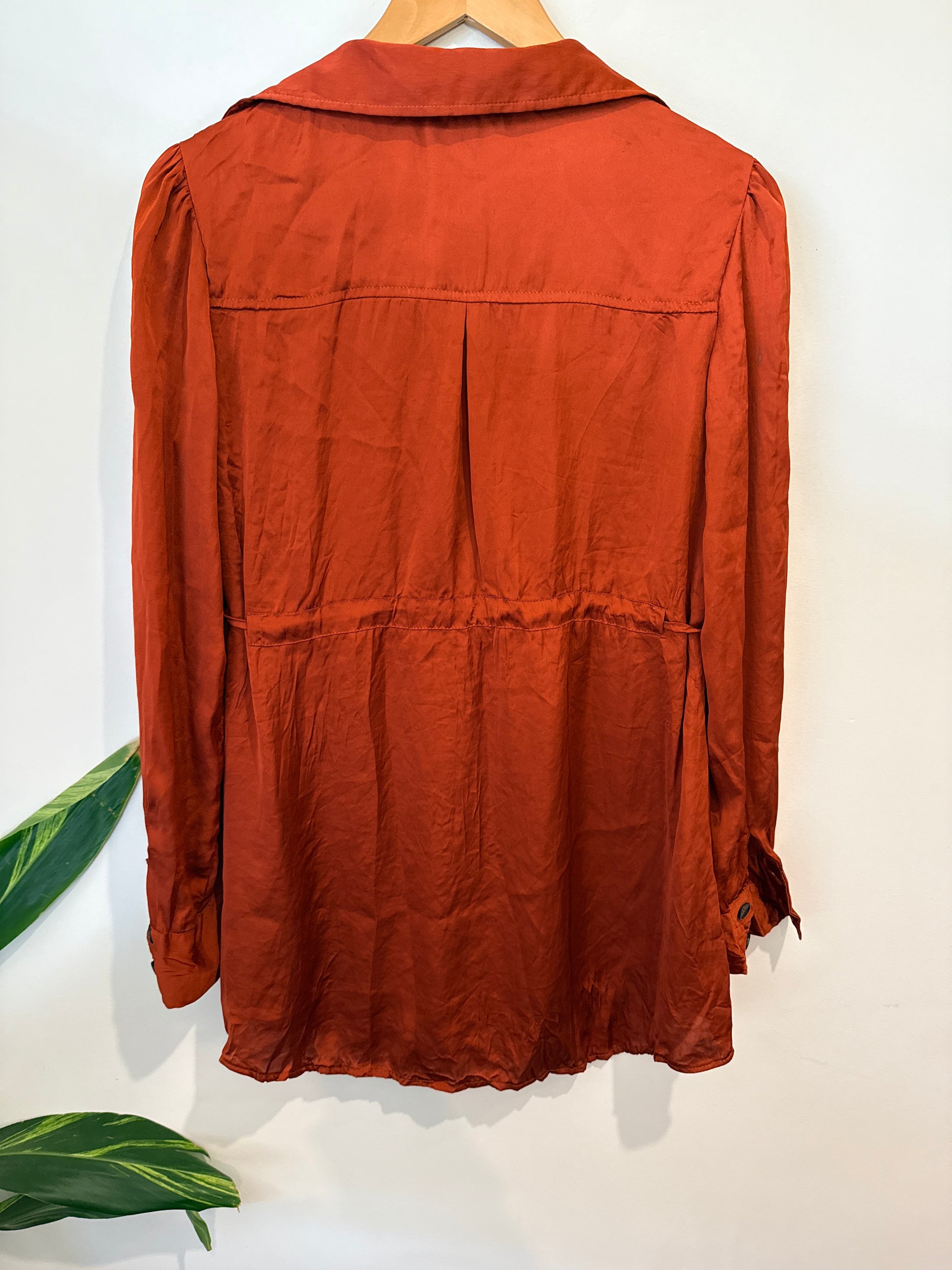 Heine Button-down Shirt Dress Size 38 | U/Arm to U/Arm 51cm