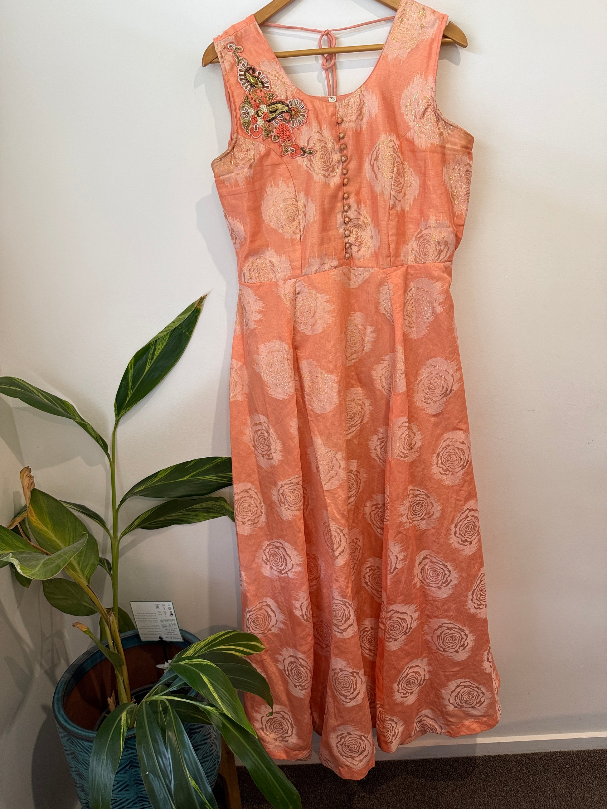 Sleeveless Maxi Dress Size XL | U/Arm to U/Arm 54cm