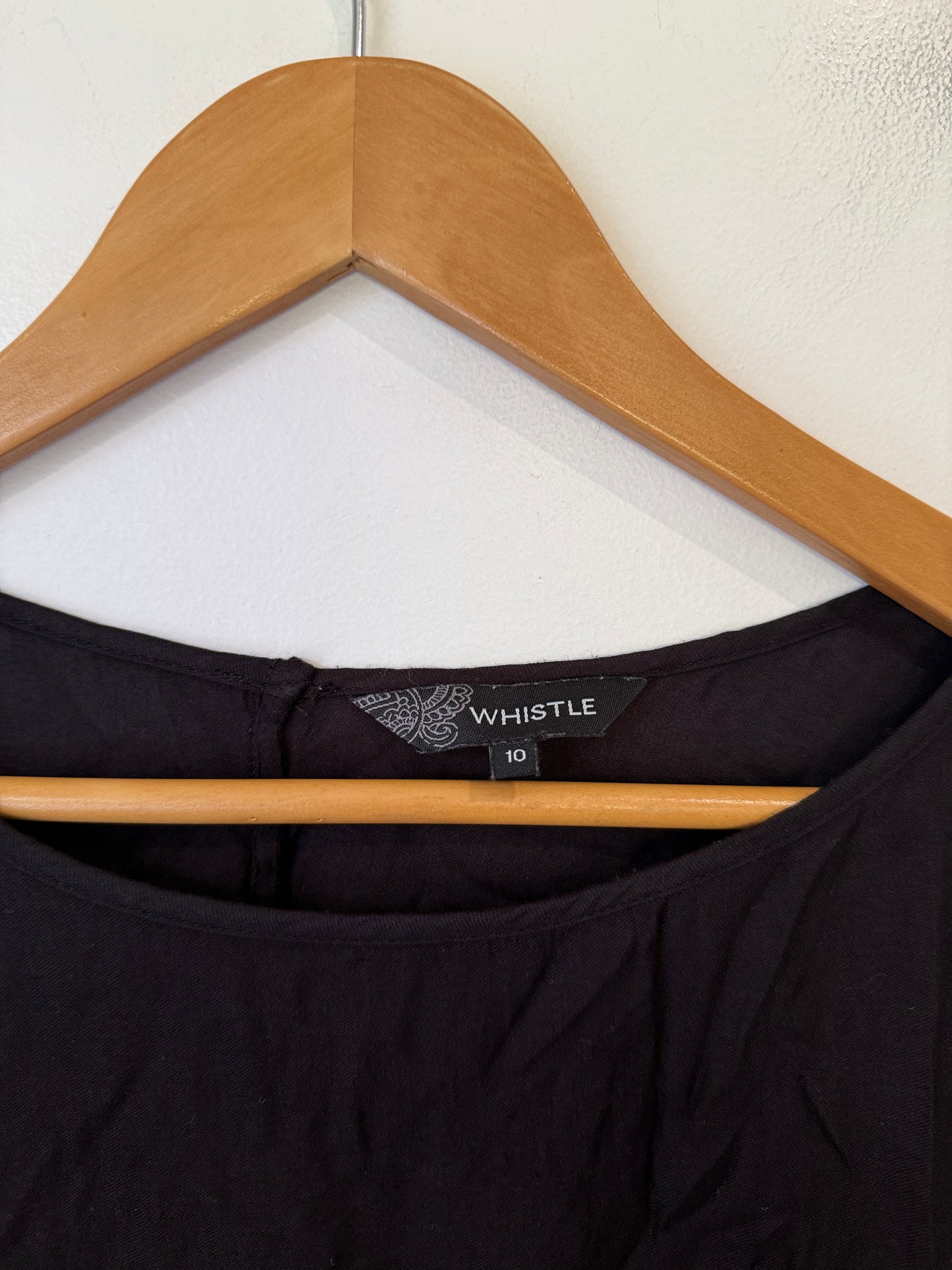 Whistle Lightweight Tie-hem Top Size 10