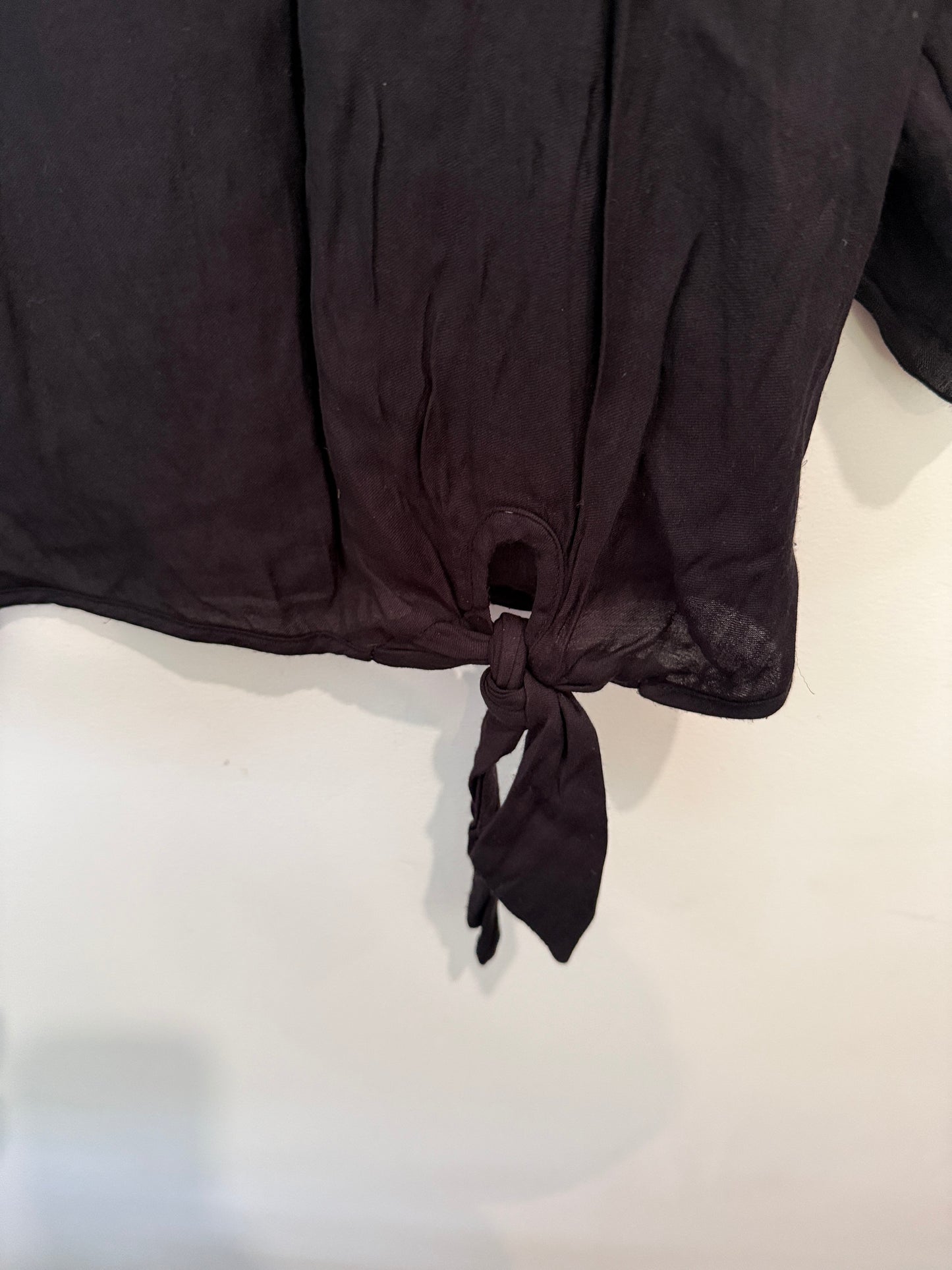 Whistle Lightweight Tie-hem Top Size 10