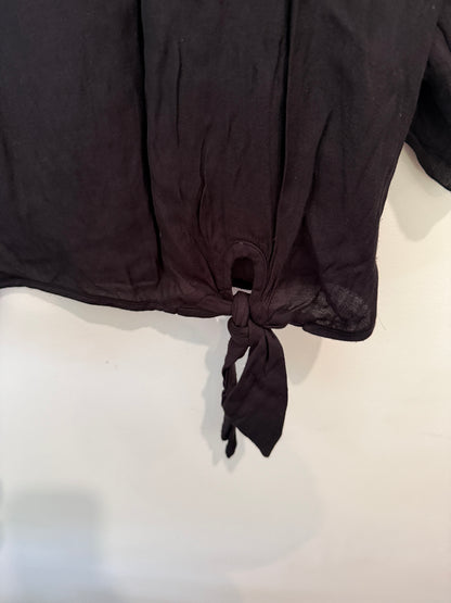 Whistle Lightweight Tie-hem Top Size 10