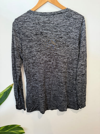 Saba Long-sleeve Knit Top Size L