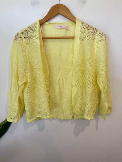 Millers Lace Cropped Cardigan Size L