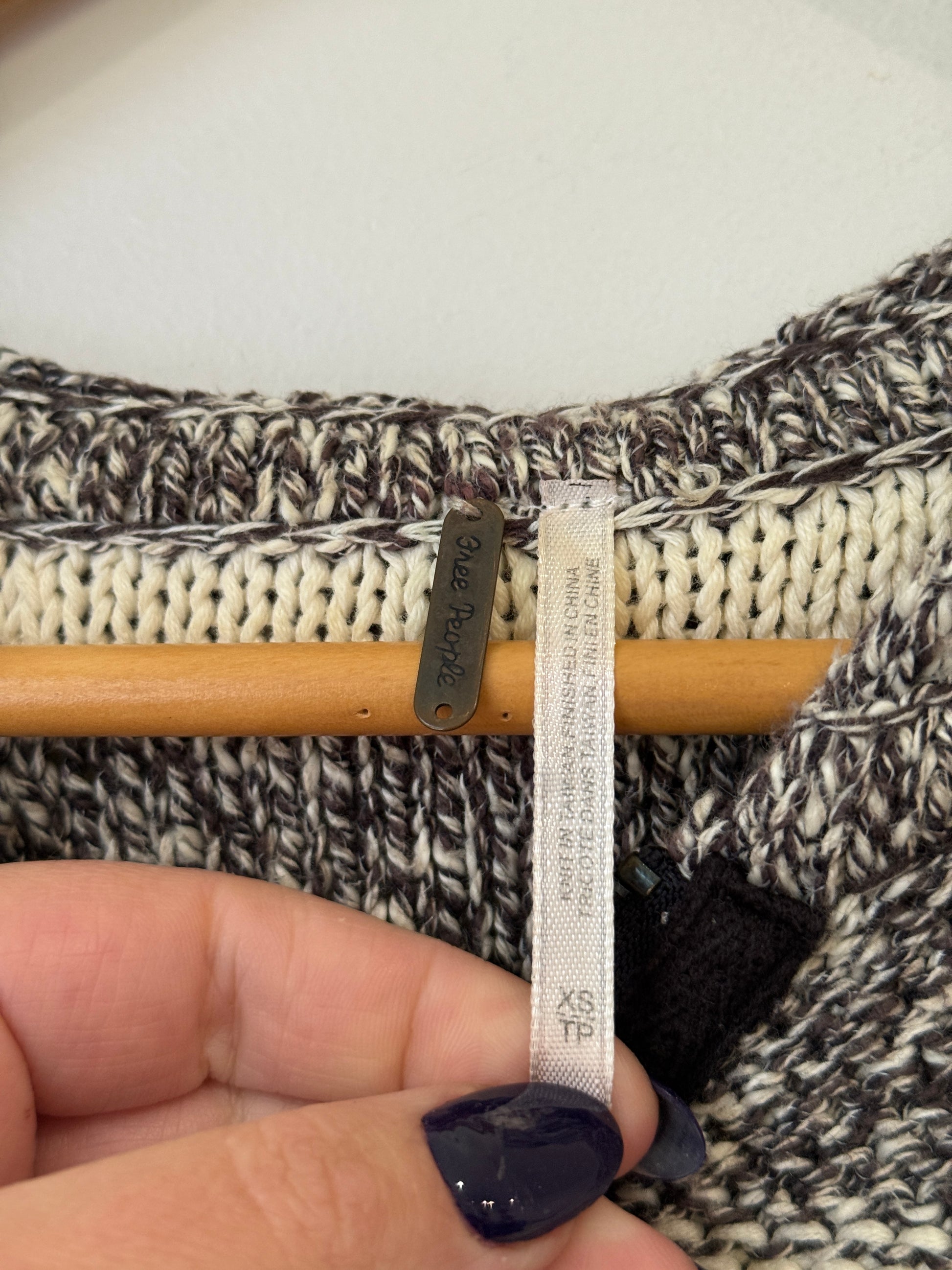 Free People Regatta Sweater Hoodie Size XS