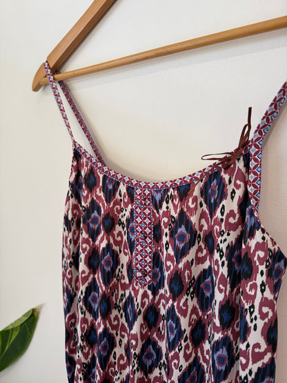 Royals Tribal Print Sundress Size L | 165/90 | U/Arm to U/Arm 36cm