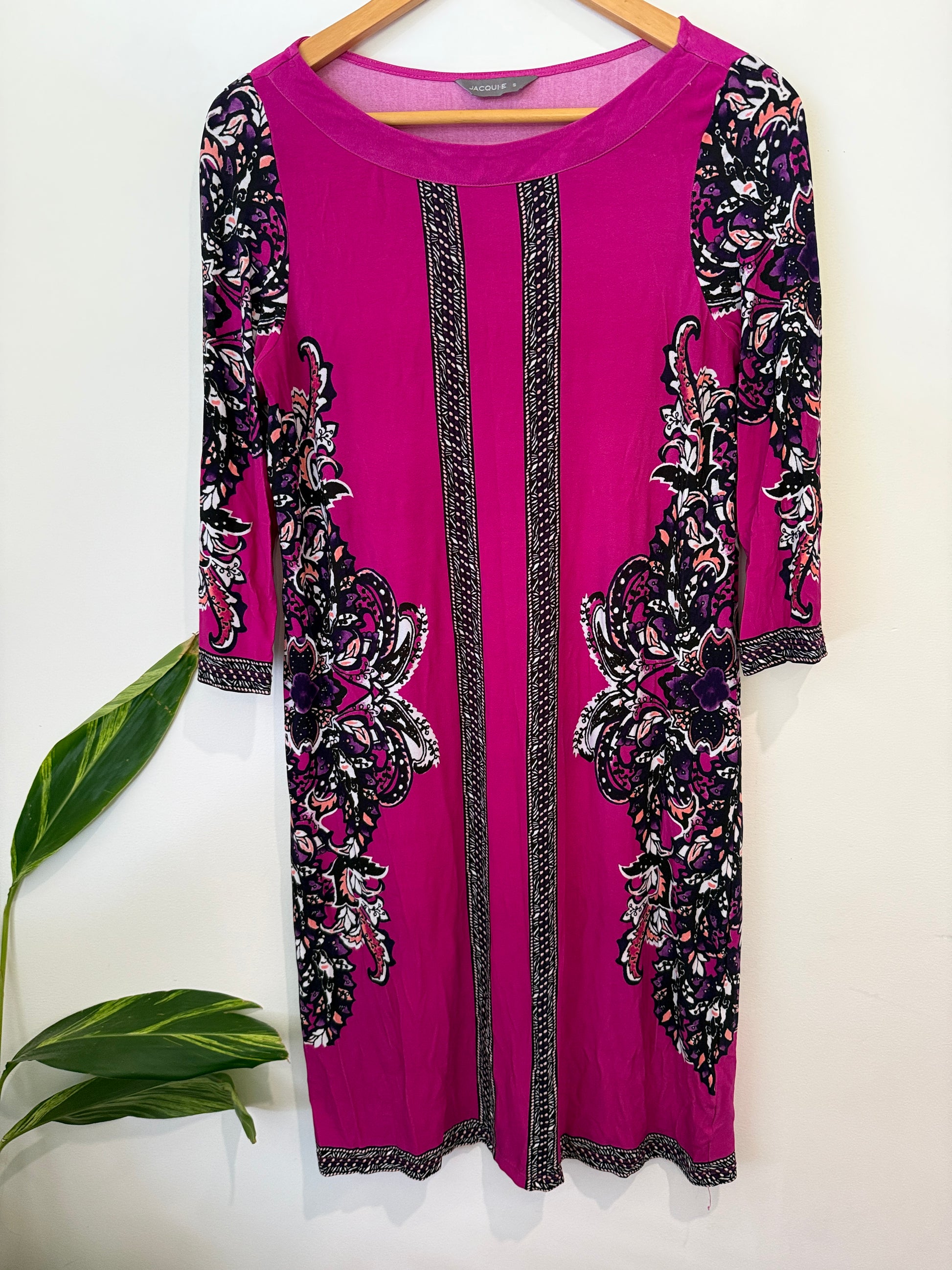 Jacqui.e 3/4 Sleeves Dress Size S