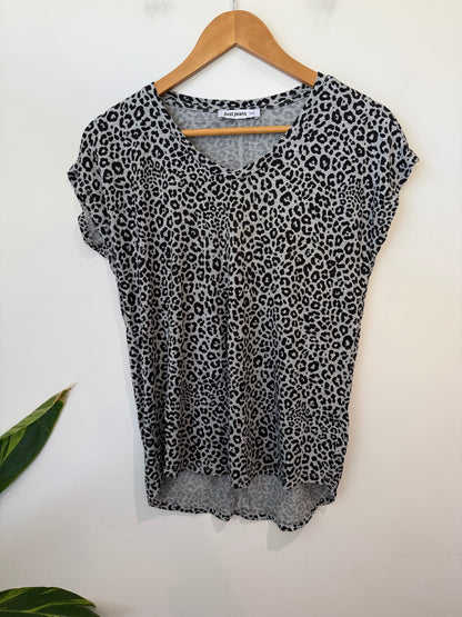 Just Jeans Leopard Print Top Size XXS