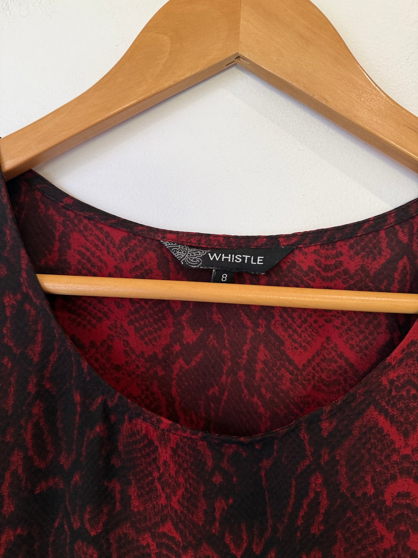 Whistles Short-sleeve Top Size 8