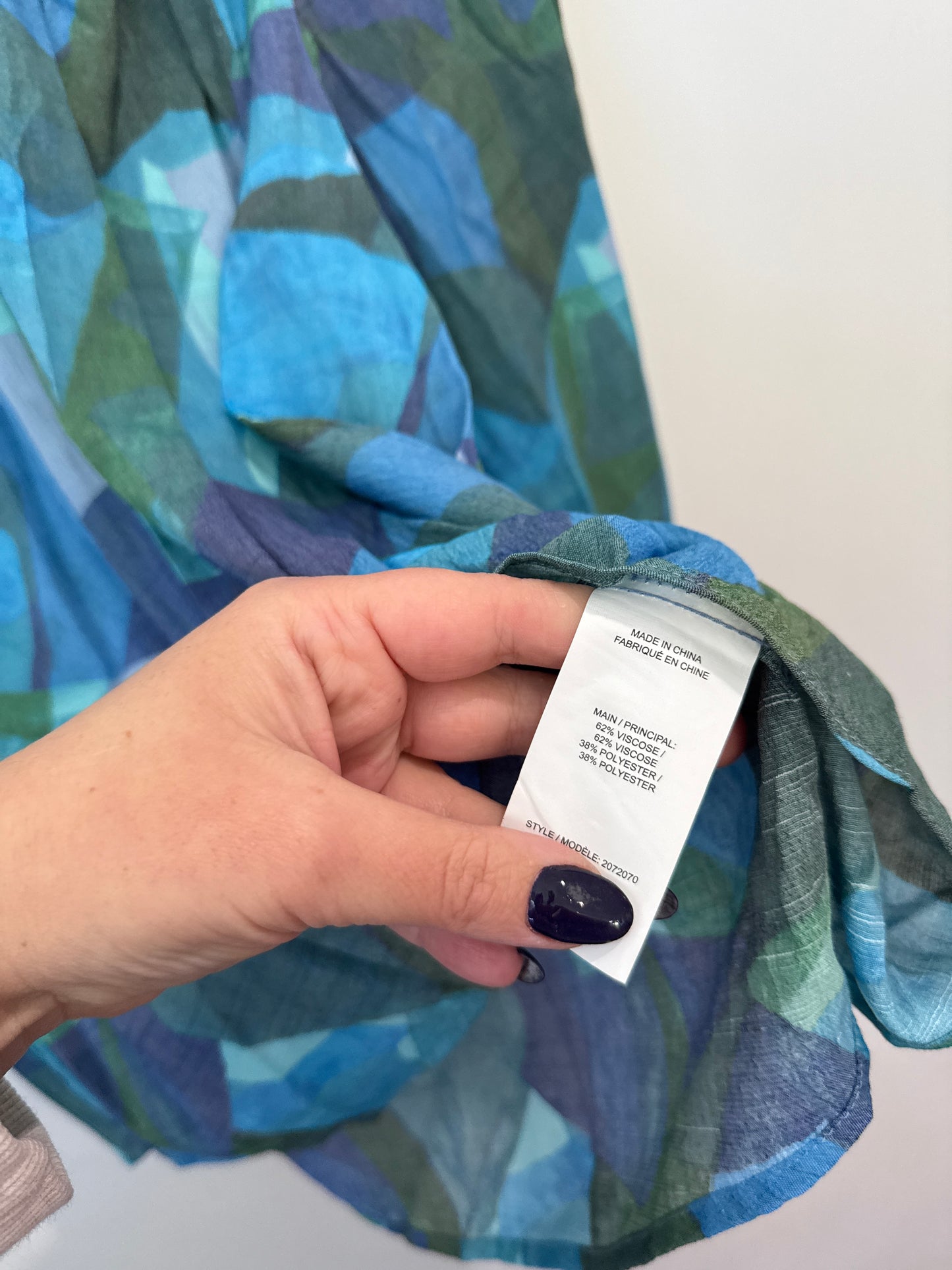 Rockmans Abstract Print Top Size 12