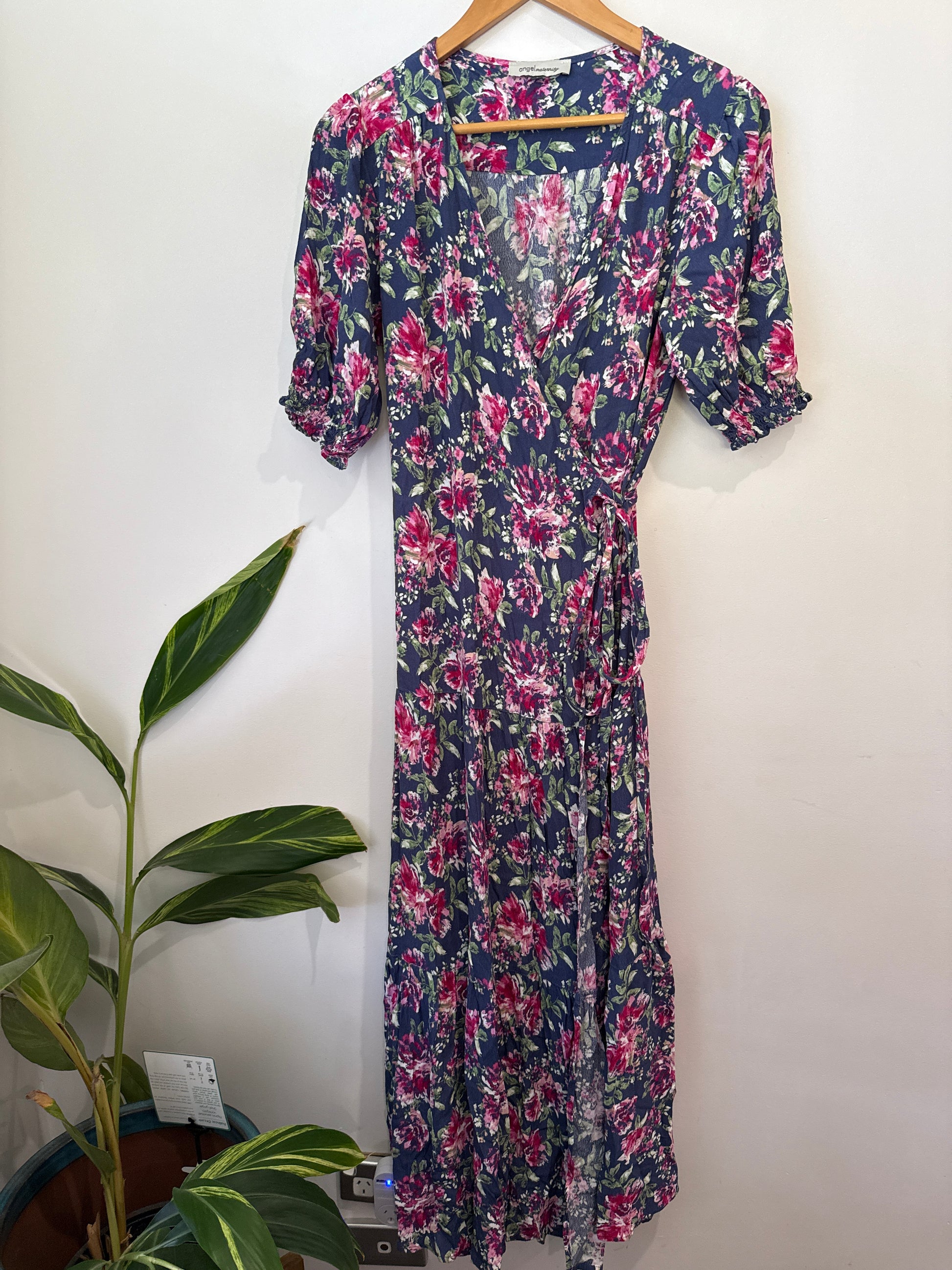 Angel Maternity Ditsy Tea Dress Size S