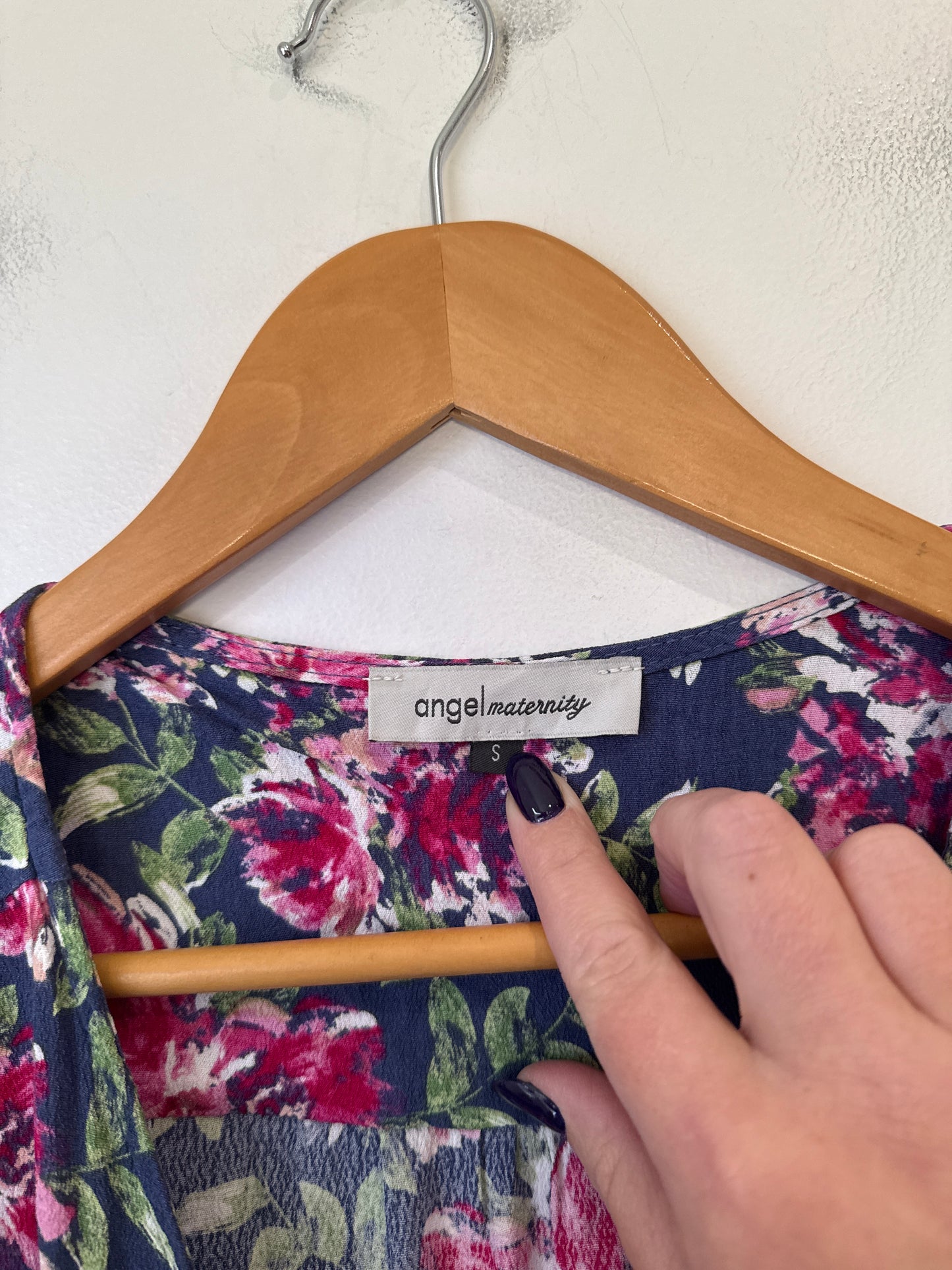 Angel Maternity Ditsy Tea Dress Size S