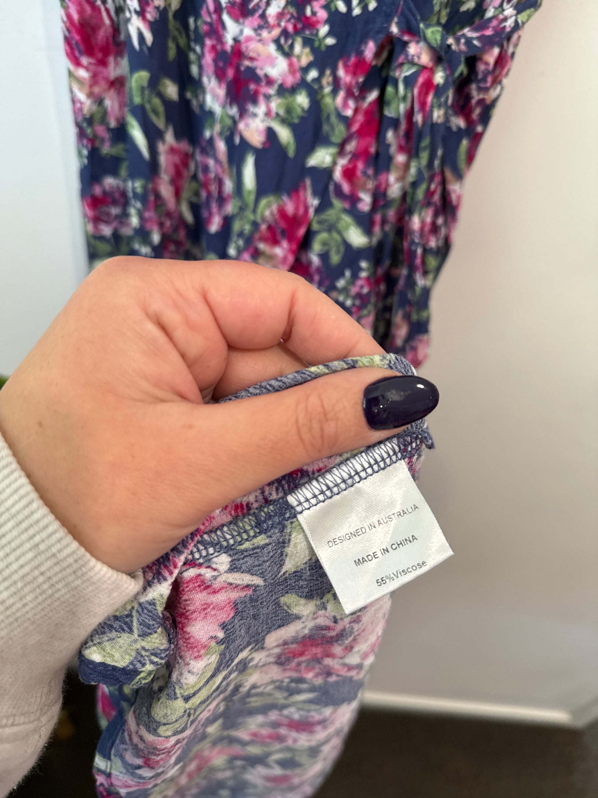 Angel Maternity Ditsy Tea Dress Size S