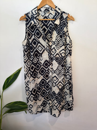 Suzannegrae Sleeveless Shirtdress Size M